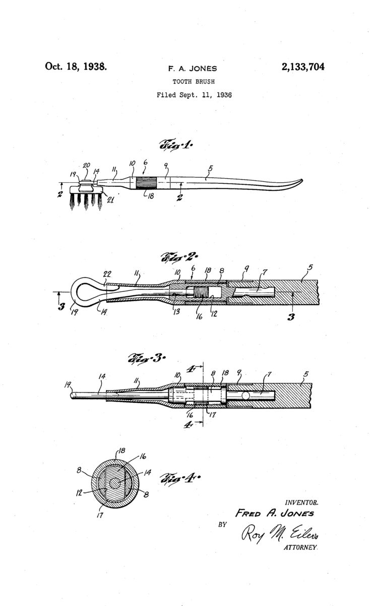 toothbrush patent