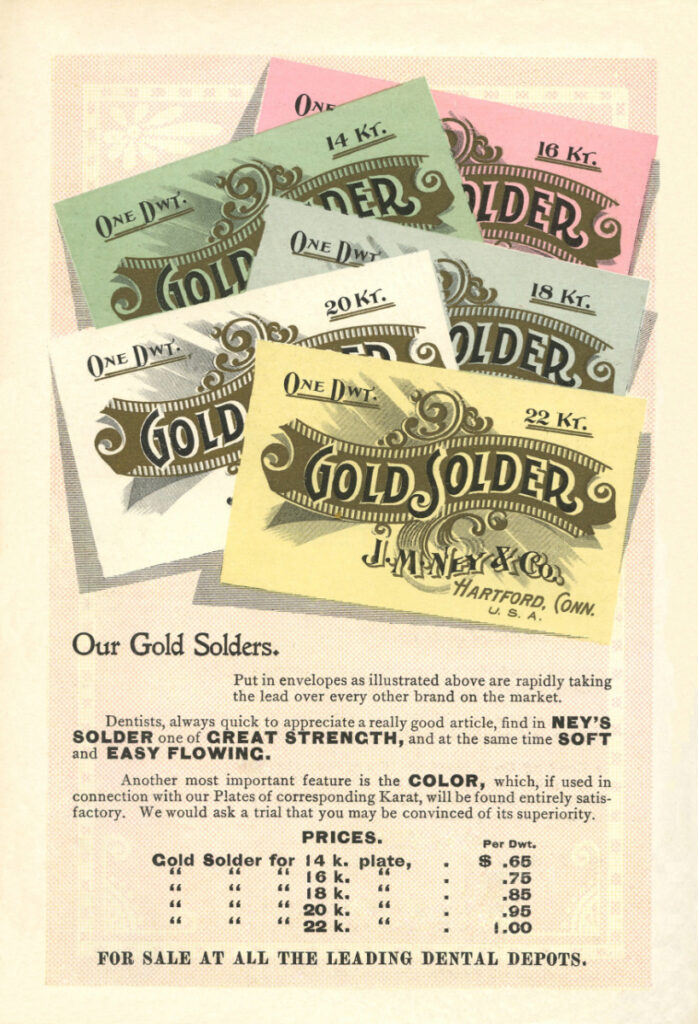 Gold solder ad